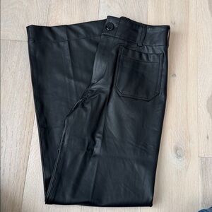 Anthropologie Colette Faux Leather Pants